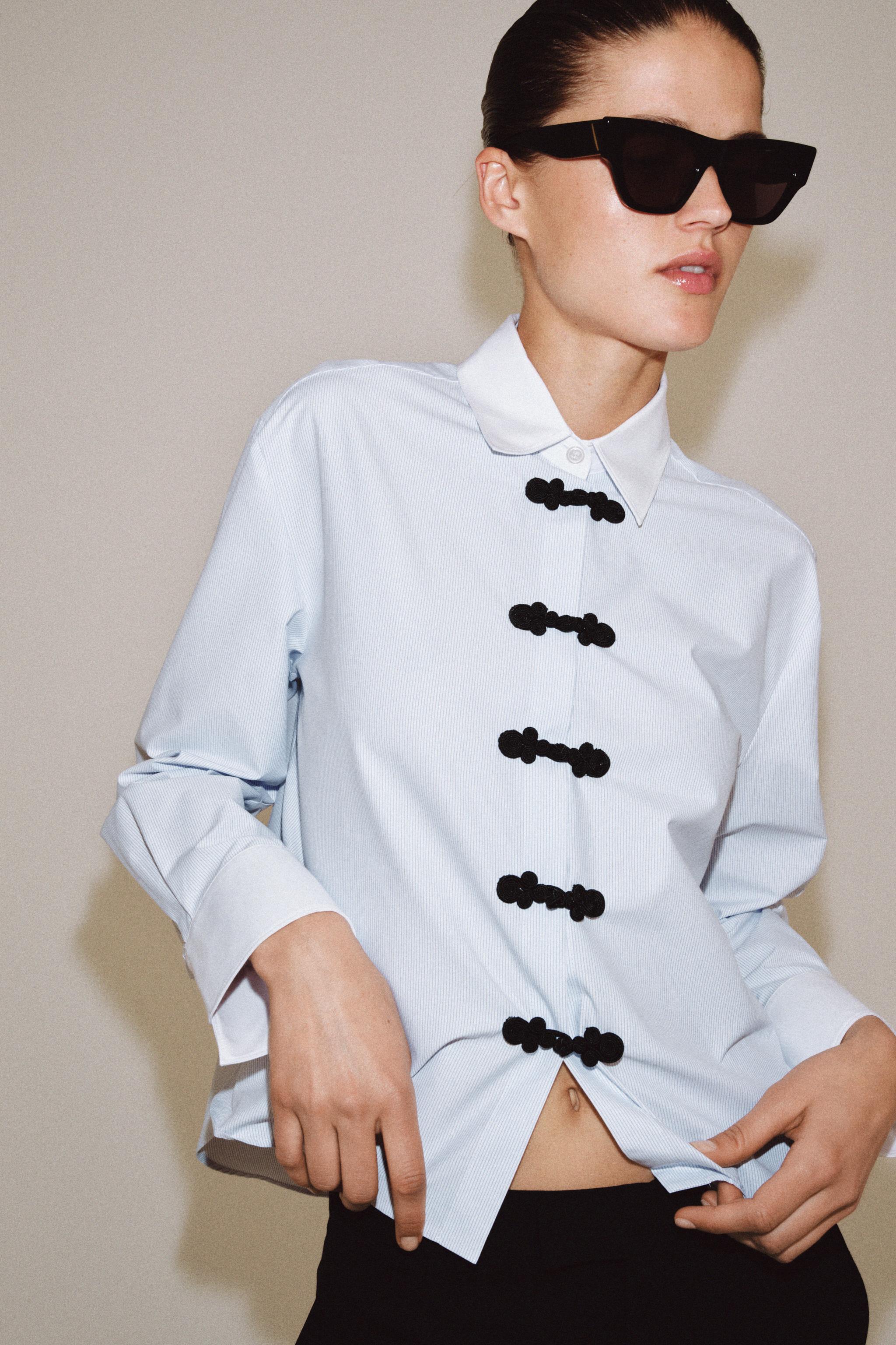 CONTRAST FIREMAN CLASP SHIRT ZW COLLECTION